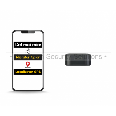 Cel Mai [MIC] Microfon GSM QLITE - Redare in Timp Real - Triangulatie GPS (localizare) - Control Prin SMS sau Aplicatie iOS/Android - Solutie completa [QL]