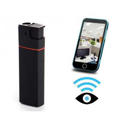 Camera Video WIFI cu Lentila Integrata in Bricheta Reala - Senzor de Miscare - Nightvision - 32GB - Redare in timp real [VL-11-W]
