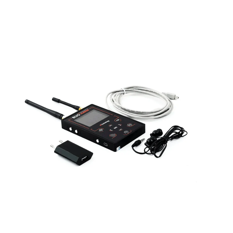 Detector Profesional de Microfoane, Camere si Localizatoare GPS MultiBand 10-8000MHz - Raport PDF [BH04]