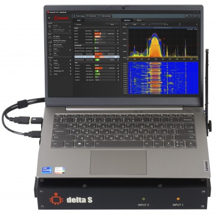 Sistem de detectare și Analiză RF Delta S - Scanare rapidă - Identificare Semnale GSM, 3G, 4G / LTE, 5G, Bluetooth, Wi-Fi, DECT [DS6]