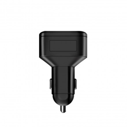 Microfon GSM + Localizator GPS - NanoSIM 4G Integrat in Incarcator Auto 12V Dual Port USB - Senzor de miscare - Activare Vocala - SMS Control - Aplicatie iOS & Android [2XB]