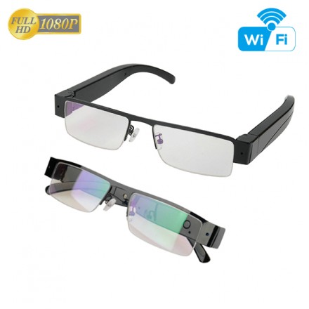 Ochelari cu Camera 1080HD Live Wifi 128GB MicroSD - Senzor de miscare [GYWR9]